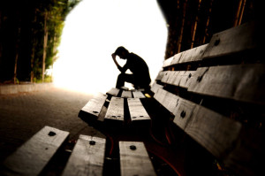 depression-man-on-bench